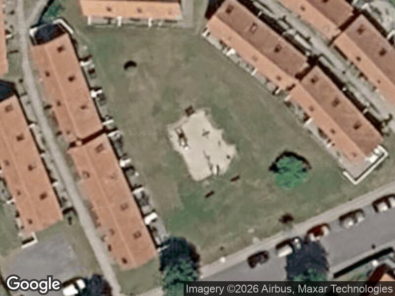Satellitfoto af Legepladsen v. Gudhjem Feriepark