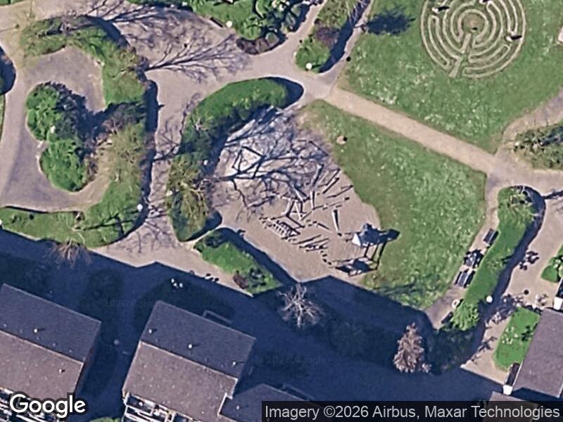 Satellitfoto af Legepladsen v. Hegnsgården