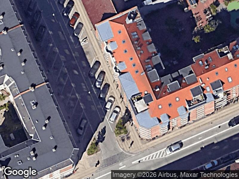 Satellitfoto af Legepladsen v. Fiskedamsgade