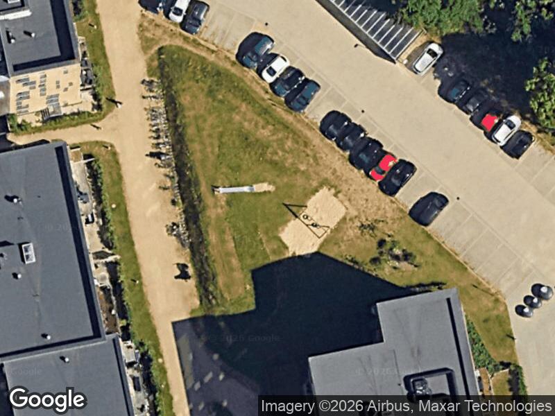 Satellitfoto af Legepladsen v. Kildestrømmen