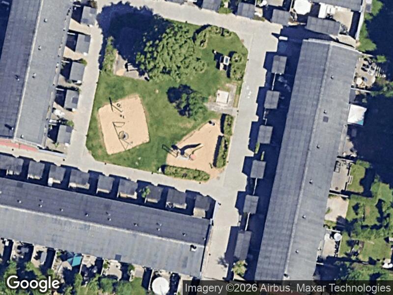Satellitfoto af Legepladsen v. Vejlby Vænge