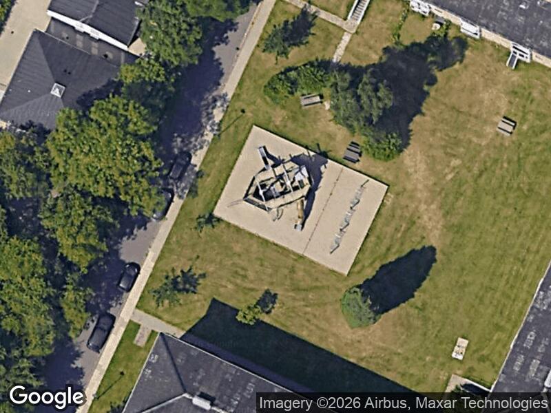 Satellitfoto af Legepladsen v. Gammel Køge Landevej