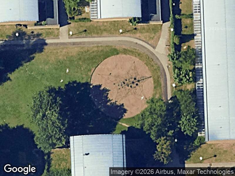 Satellitfoto af Legepladsen v. Birkeparken