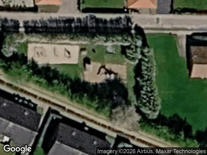 Satellitfoto af Legepladsen ved Hechtsvej