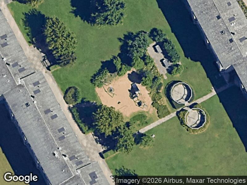 Satellitfoto af Legepladsen v. Henrik Hertz Vej