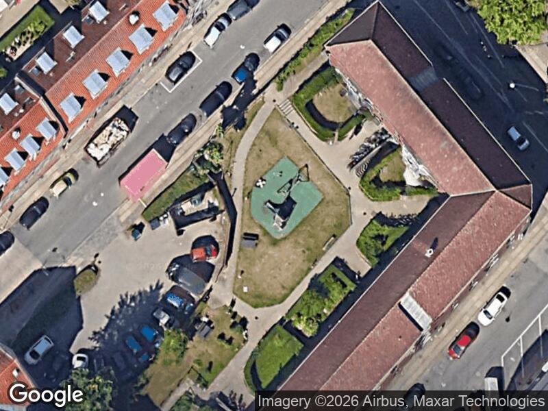 Satellitfoto af Legepladsen v. Frederik VII's Gade