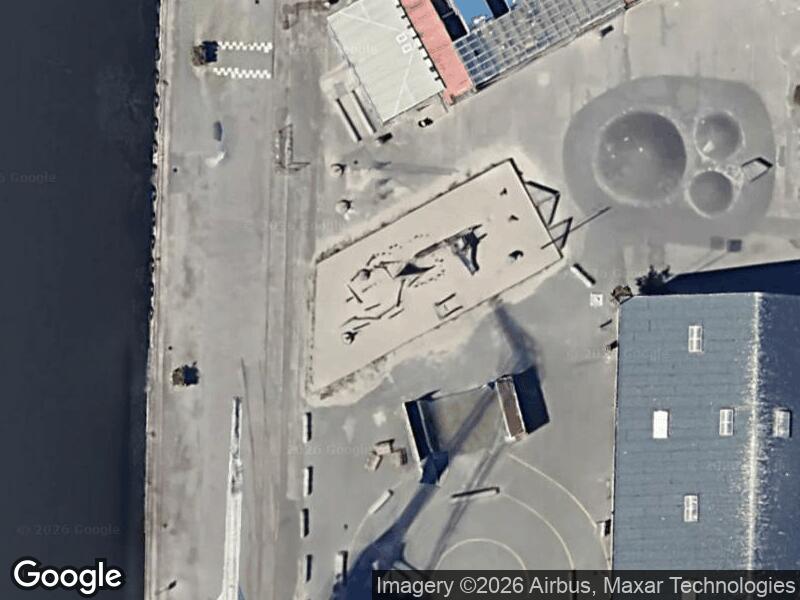 Satellitfoto af Legepladsen v. Østersøgade
