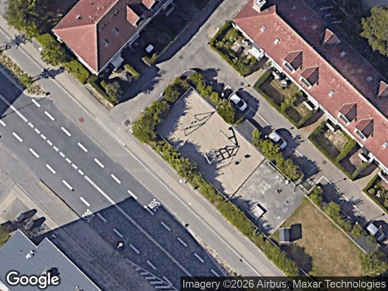Satellitfoto af Legepladsen v. Bagsværd Hovedgade