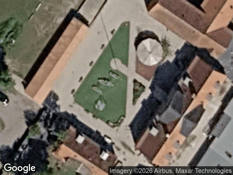 Satellitfoto af Legepladsen ved Spjellerup skole