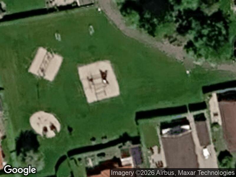 Satellitfoto af Legepladsen v. Niels Bohrs Vej