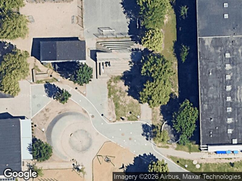 Satellitfoto af Legepladsen Rundhøj