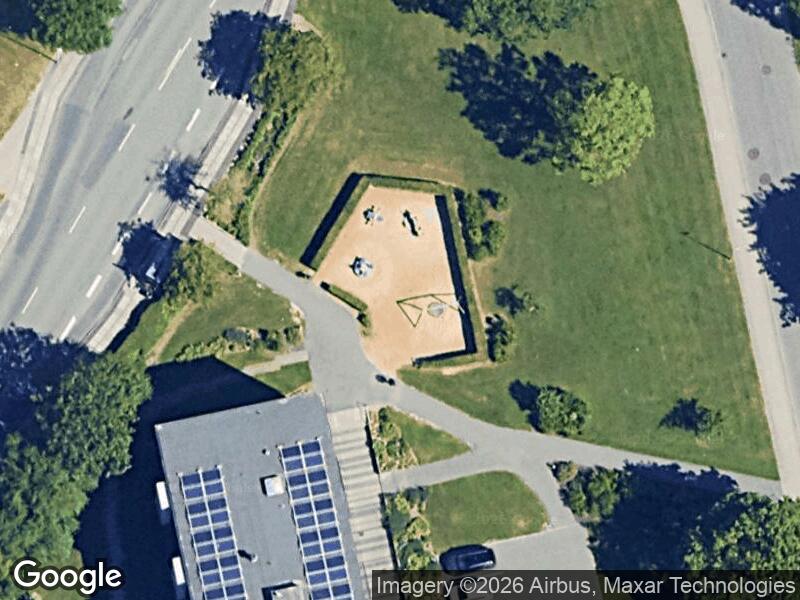 Satellitfoto af Legepladsen v. Søndervangen