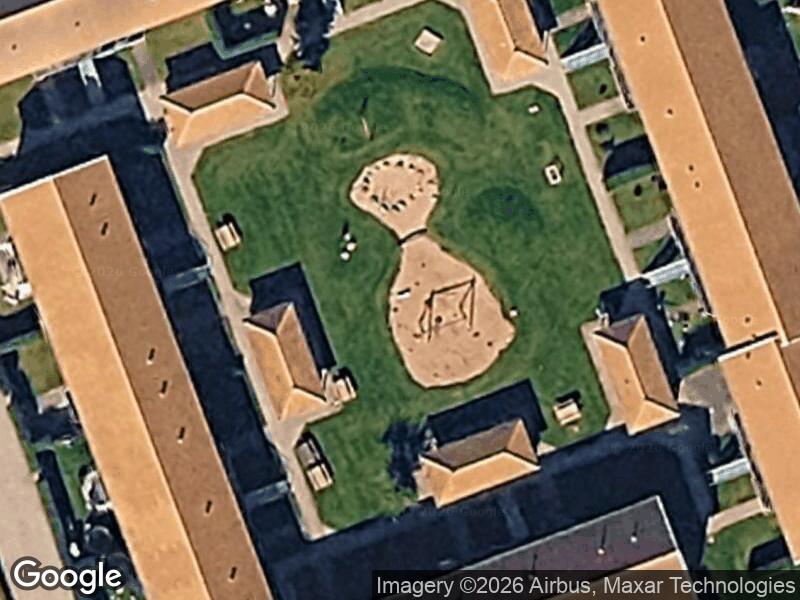 Satellitfoto af Legepladsen v. Sandkæret