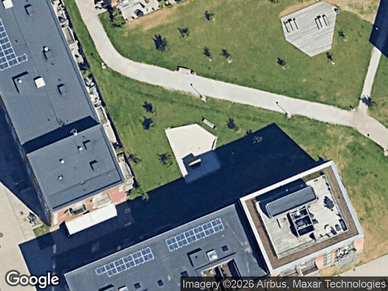 Satellitfoto af Legepladsen v. Borresøvej