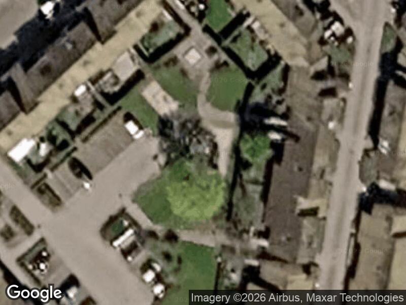 Satellitfoto af Legepladsen v. Tulipanvej