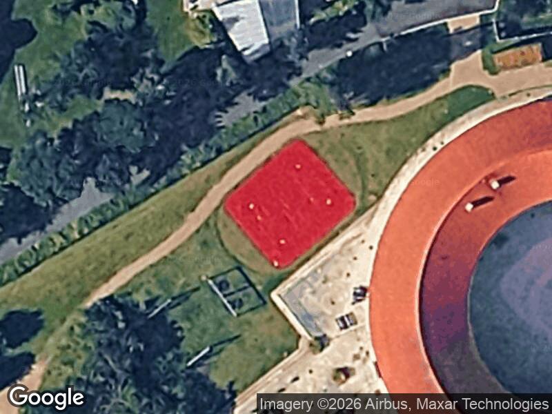 Satellitfoto af Legepladsen v. Strandparken