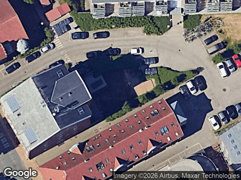Satellitfoto af Legepladsen v. Klostervej
