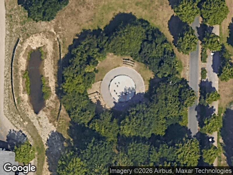 Satellitfoto af Travbanen
