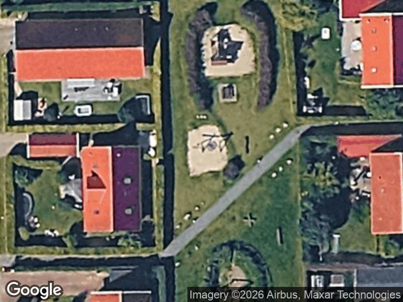 Satellitfoto af Legepladsen v. Brødeskovparken