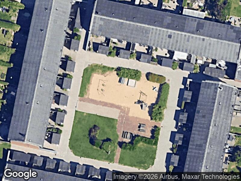 Satellitfoto af Legepladsen v. Vejlby Vænge