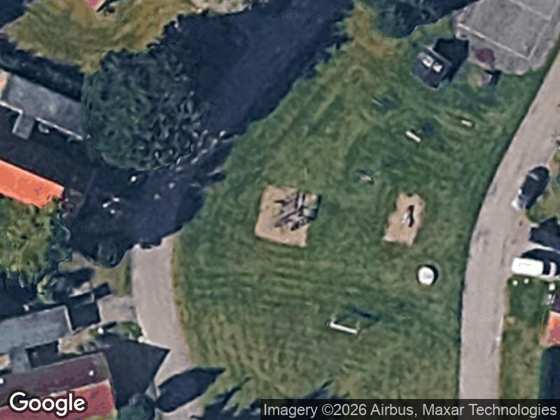 Satellitfoto af Legepladsen v. Risø Huse