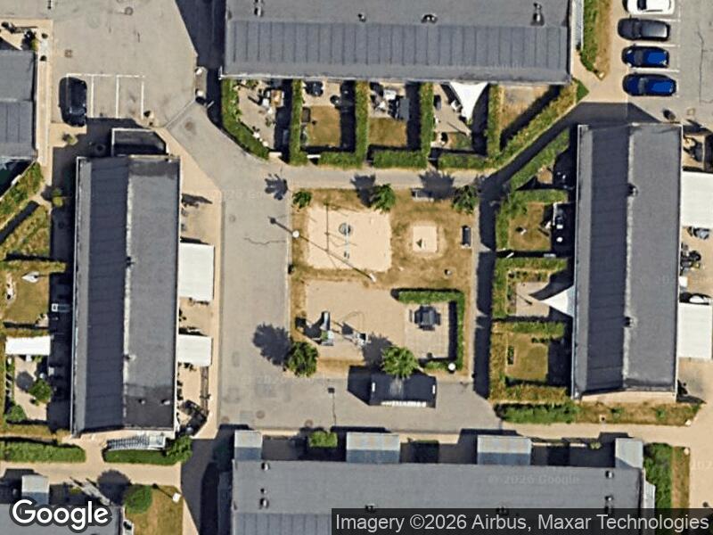 Satellitfoto af Legepladsen v. Pontoppidanstræde