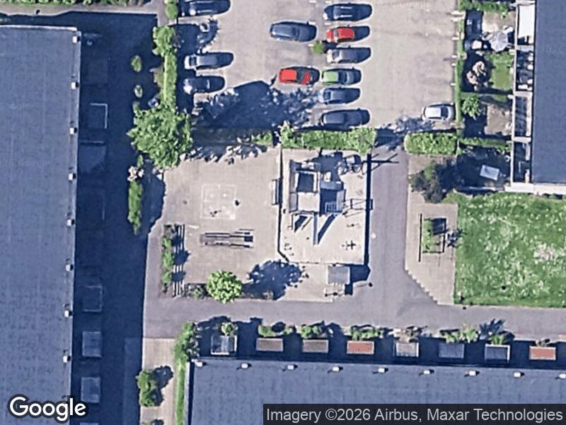 Satellitfoto af Legepladsen v. Cedervangen