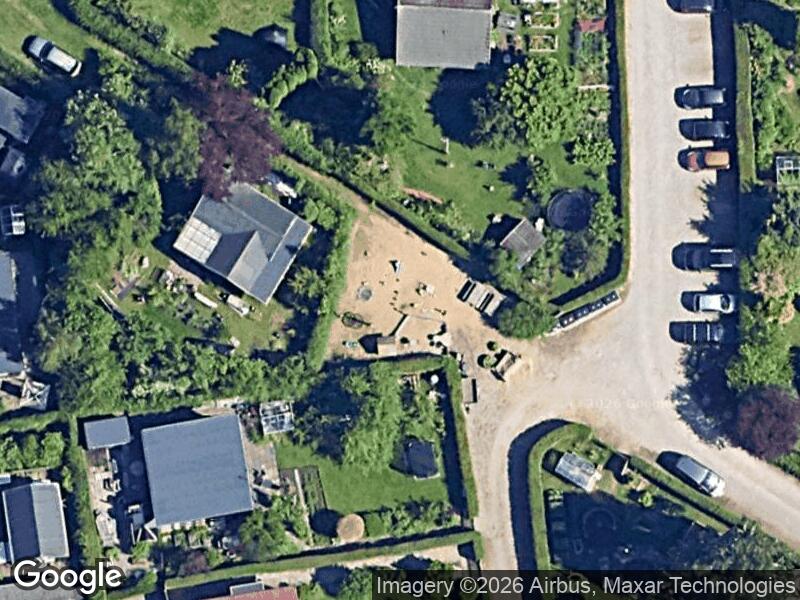 Satellitfoto af Legepladsen v. Haveforeningen Norringholm