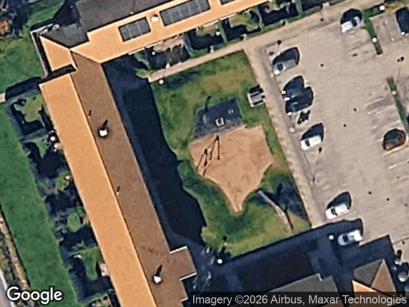 Satellitfoto af Legepladsen v. Brobæklunden
