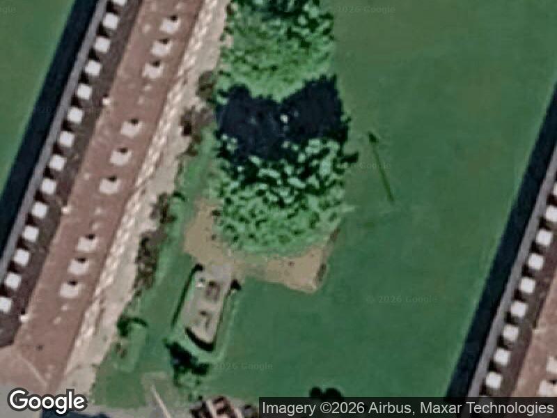 Satellitfoto af Legepladsen v. Th Dahls Vej