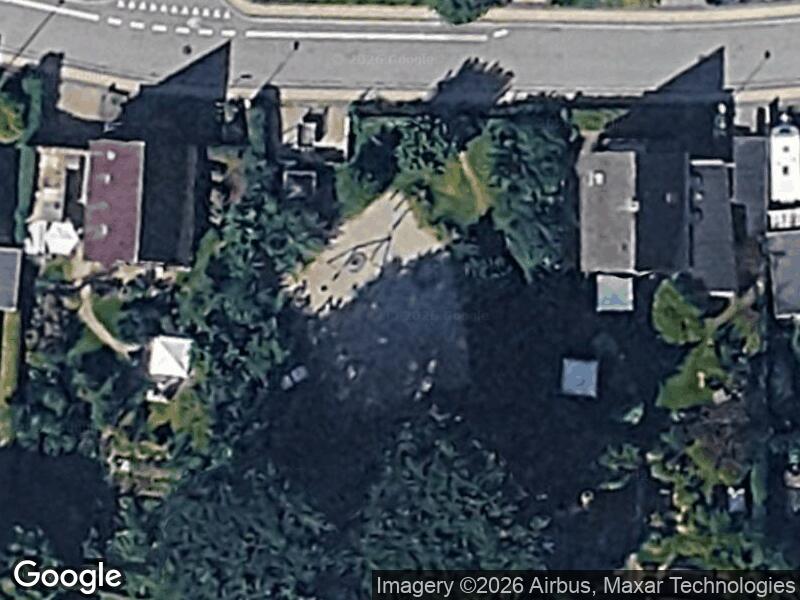 Satellitfoto af Tjørnegårdsvej
