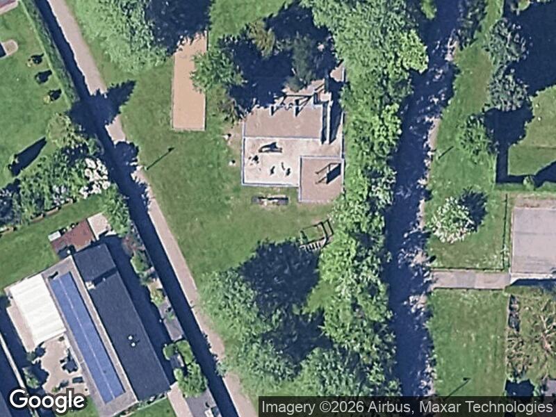 Satellitfoto af Den blå legeplads