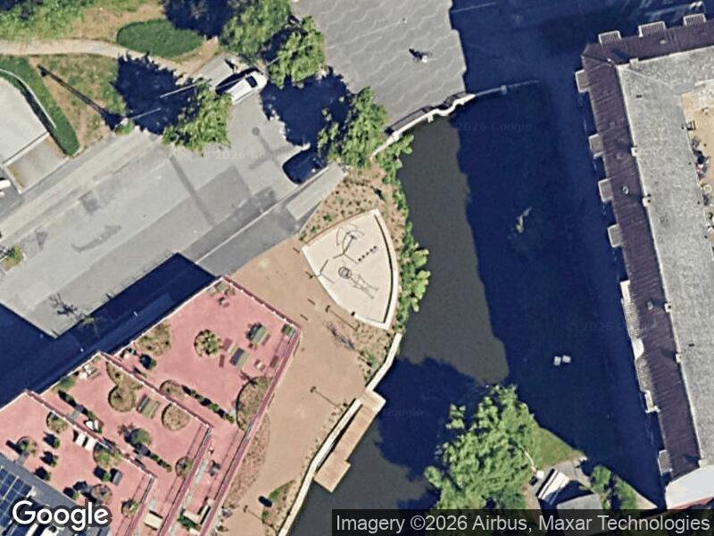 Satellitfoto af Legepladsen v. Vestergade