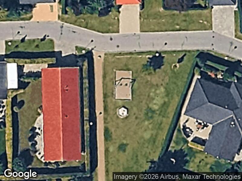 Satellitfoto af Legepladsen v. Perlestensvej