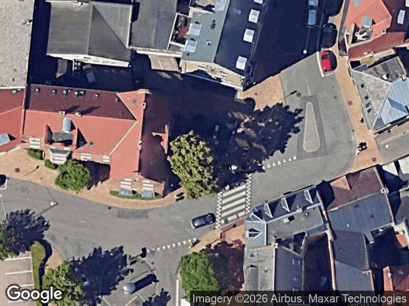 Satellitfoto af Legepladsen v. Asylgade