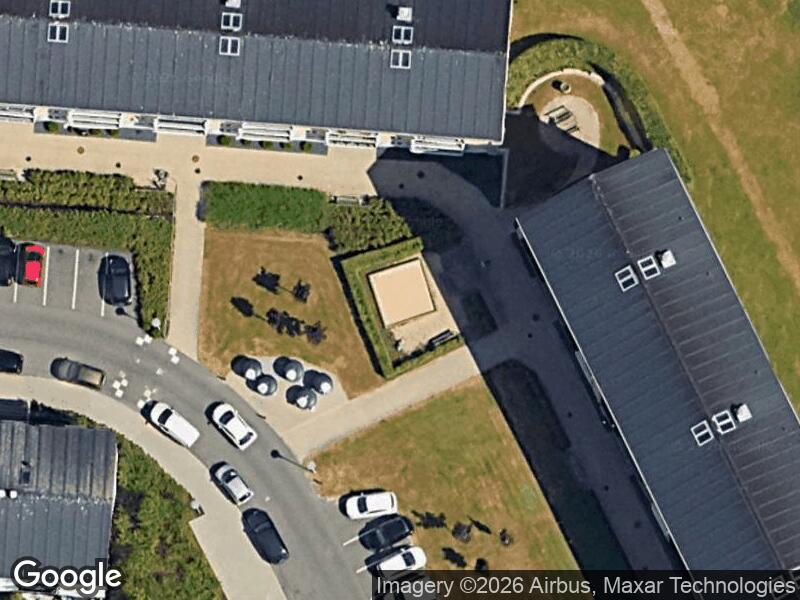 Satellitfoto af Legepladsen v. Peter Freuchens Vej
