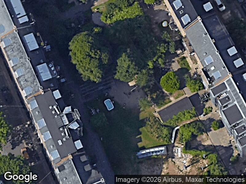 Satellitfoto af Legepladsen v. Hedebygade