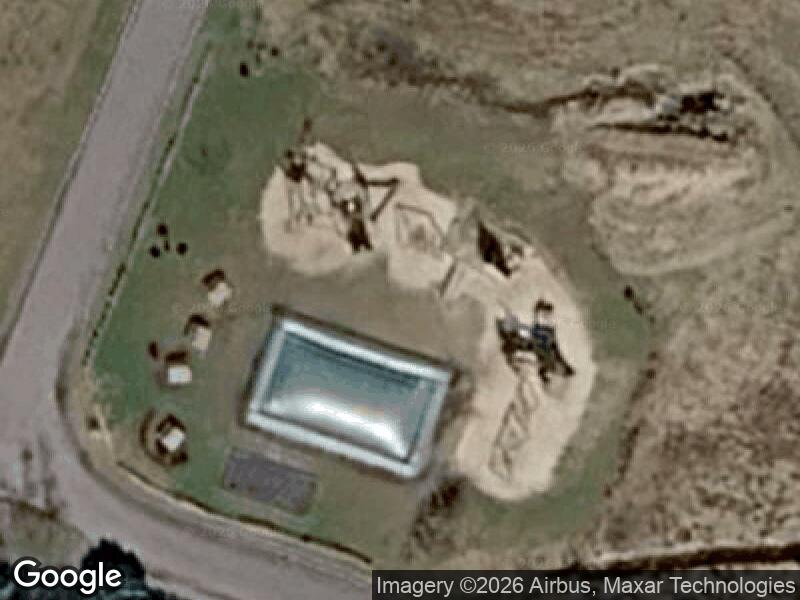 Satellitfoto af Legepladsen v. Birkestien