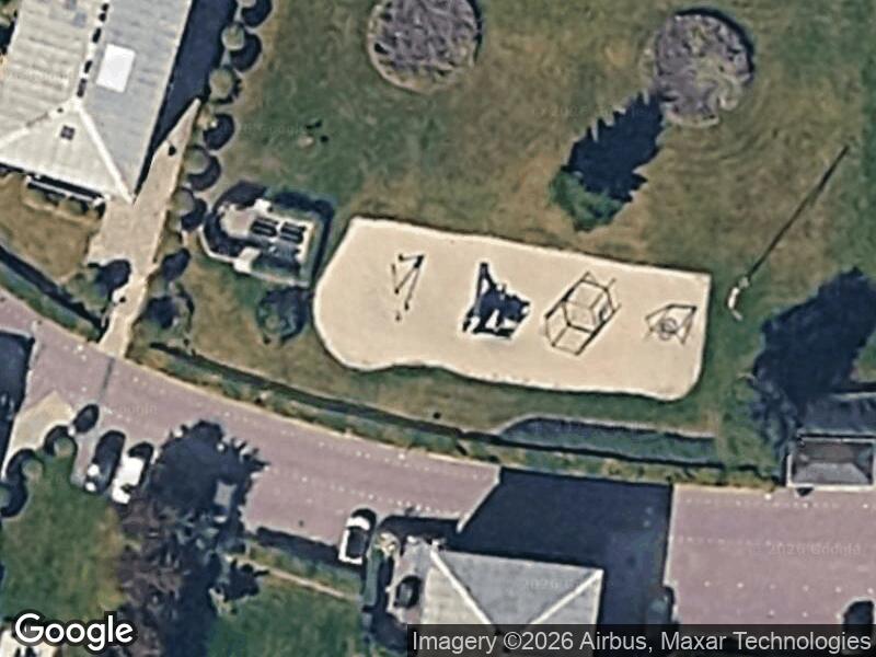 Satellitfoto af Legepladsen v. Petersborgvænget