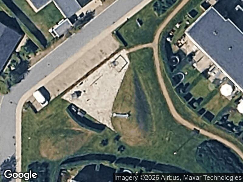 Satellitfoto af Legepladsen v. Regnbuen