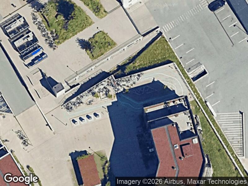 Satellitfoto af Legepladsen v. Vindrosen