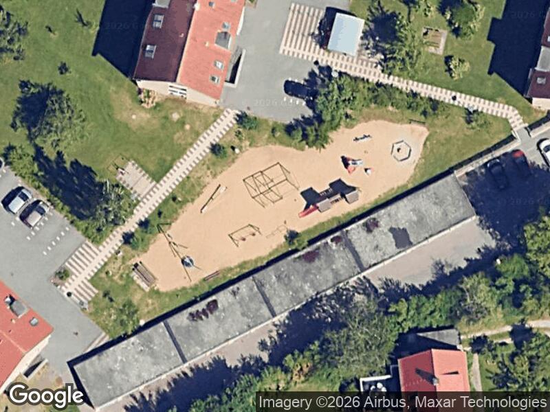 Satellitfoto af Legepladsen v. Egebæksvej