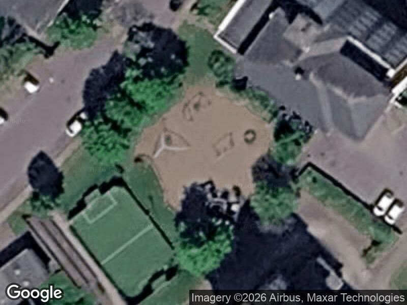 Satellitfoto af Legepladsen v. Skolebakken