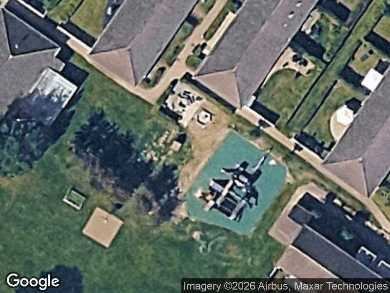 Satellitfoto af Legepladsen v. Snebærhegnet