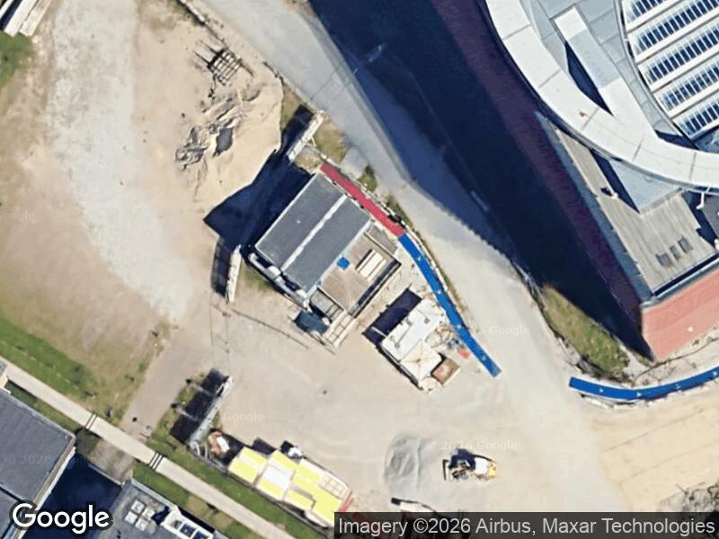 Satellitfoto af Paris