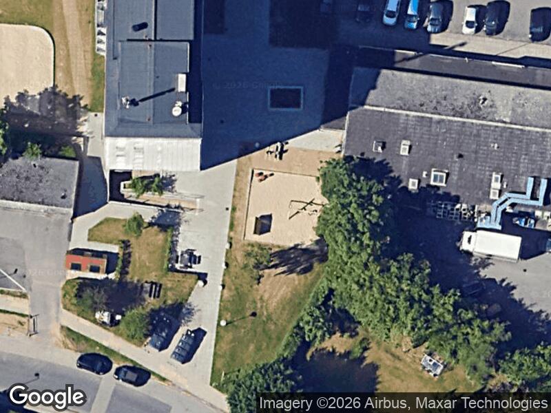 Satellitfoto af Legepladsen v. Christine Løvmands Vej