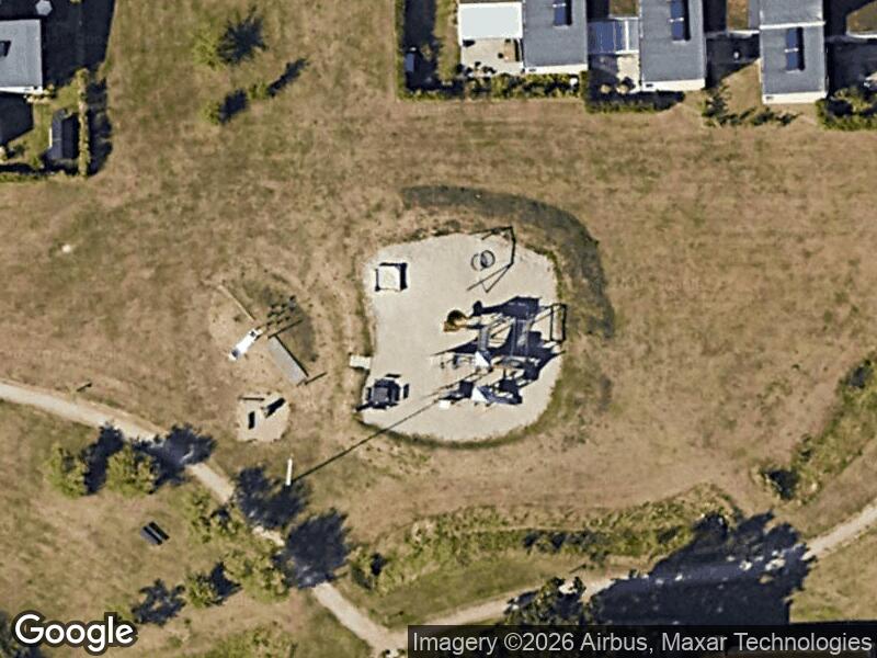 Satellitfoto af Legepladsen v. Mårvænget