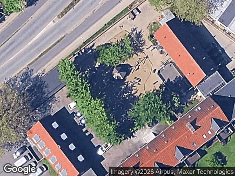 Satellitfoto af Legepladsen v. Ravnsletvej