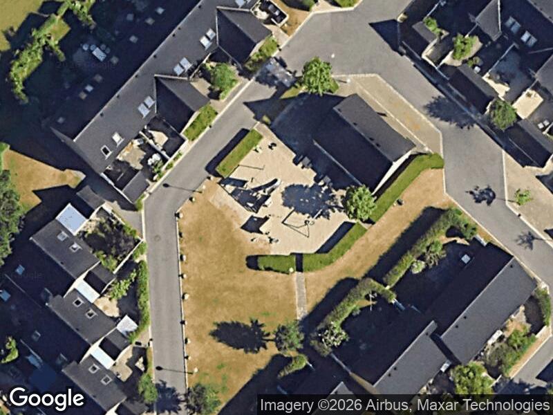 Satellitfoto af Legepladsen v. Løvstikkevej