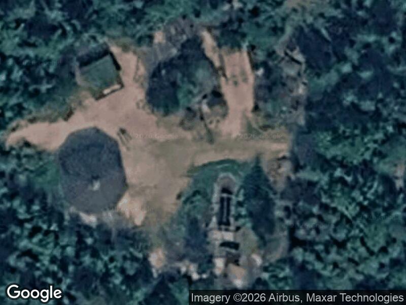 Satellitfoto af Skovlegepladsen i Vester Thorup Plantage